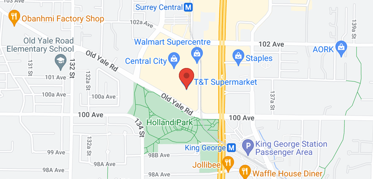 map of 3000 10153 KING GEORGE BOULEVARD